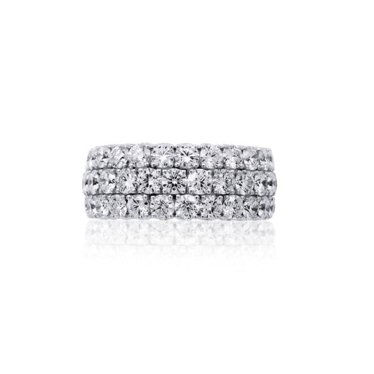 Picchiotti Xpandable Round Cut Diamond Eternity Band