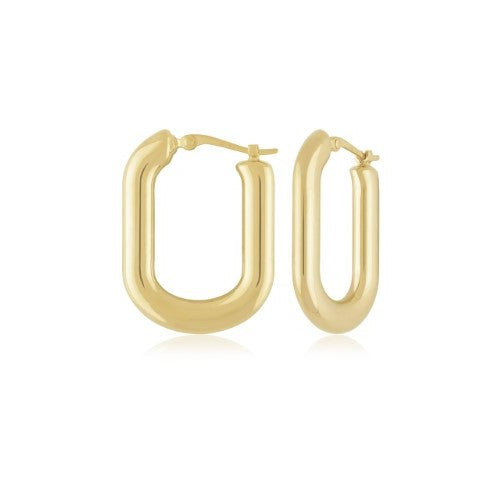 Yellow Gold Hoop Earrings