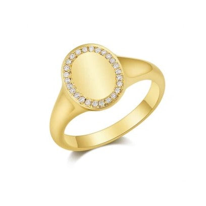 Diamond Signet Ring