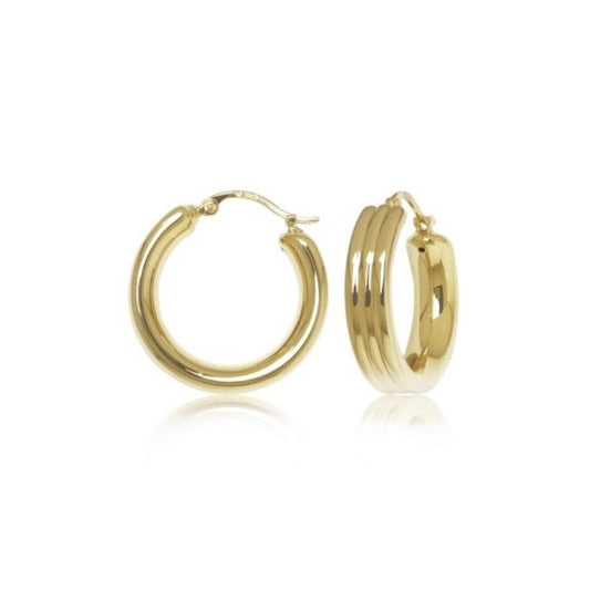 Yellow Gold Hoop Earrings
