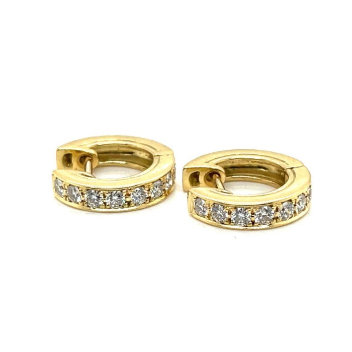 Suna Diamond Hoop Earrings