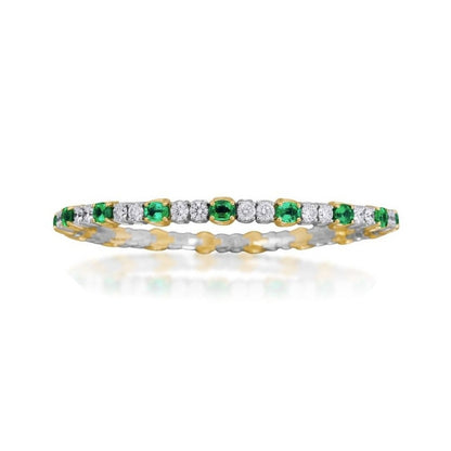 Picchiotti Xpandable™ Emerald & Diamond Tennis Bracelet