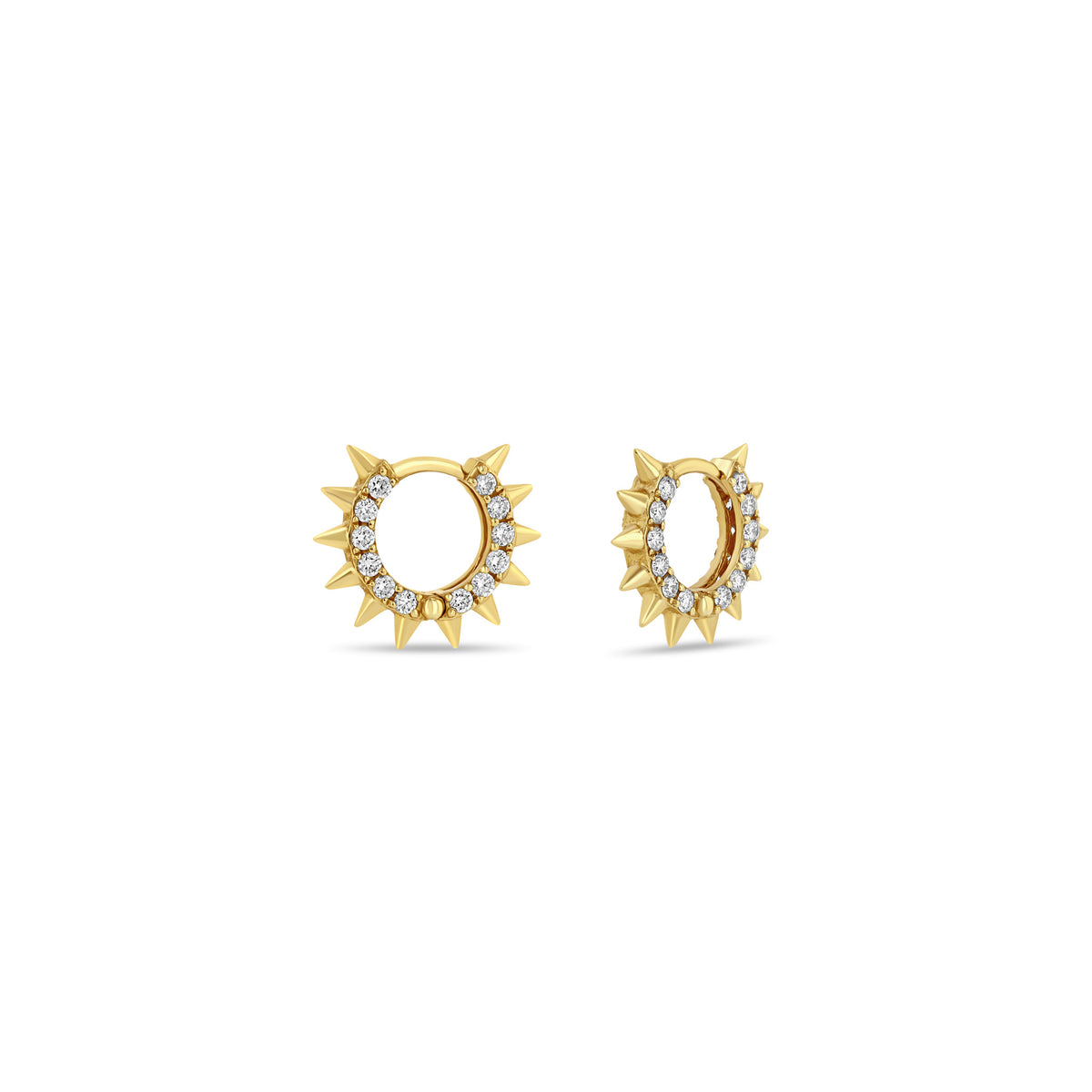 Zoë Chicco Diamond Huggie Earrings