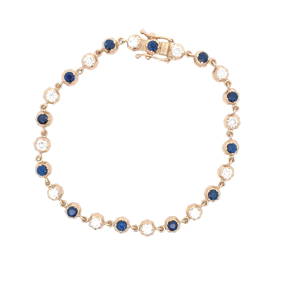 Sapphire and Diamond Bracelet