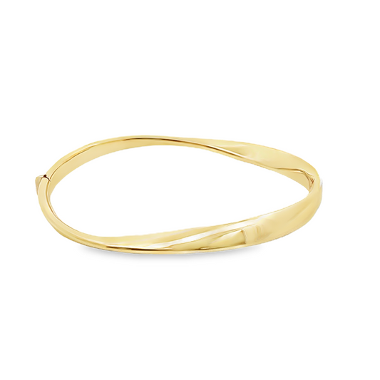 Yellow Gold Bangle Bracelet