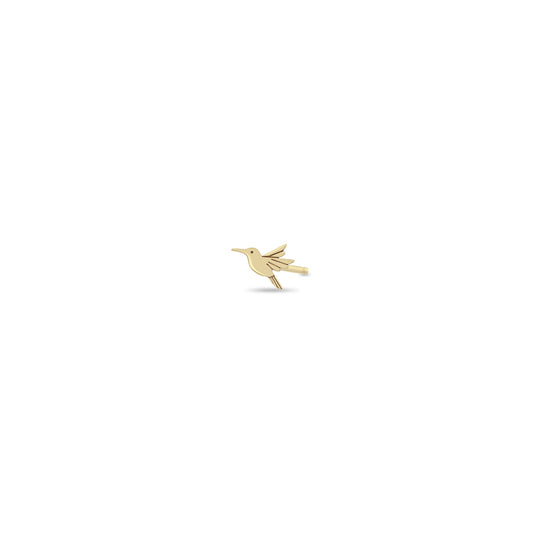 Zoë Chicco Single Hummingbird Stud Earring
