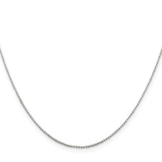 Sterling Silver Bead Chain
