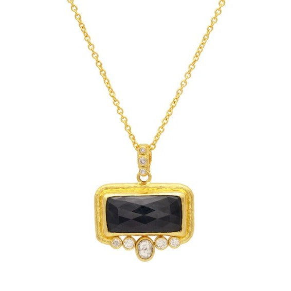 Gurhan Muse Gold Sapphire & Diamond Pendant