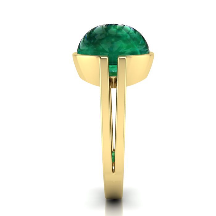 Yellow Gold Emerald Ring