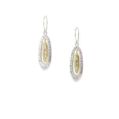 Adel Chefridi Shooting Star Diamond Drop Earrings