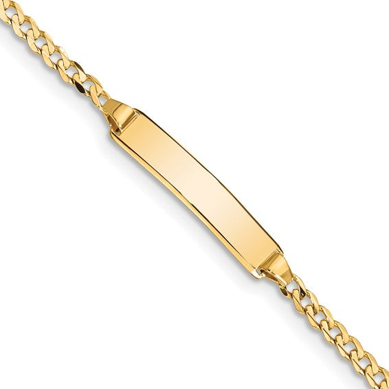 Yellow Gold Child's ID Bracelet