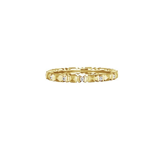 Chris Correia Skinny Sugarloaf Diamond Band Ring