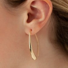 Sterling Silver Vermeil Teardrop Earrings