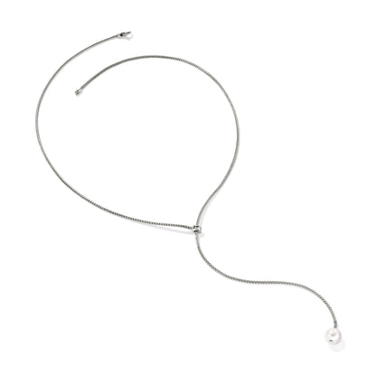 John Hardy Essentials Pearl Lariat Necklace