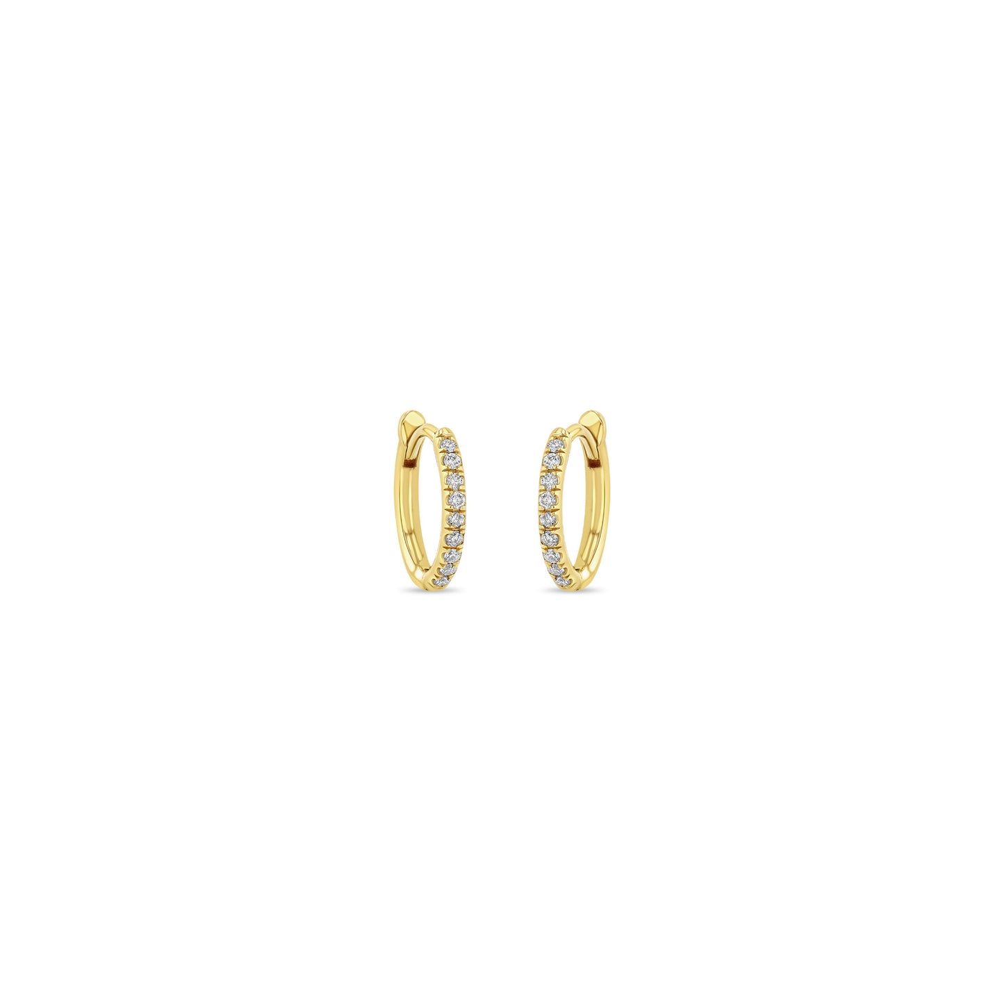 Zoe Chicco Diamond Huggie Earrings