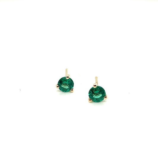 Emerald Stud Earrings