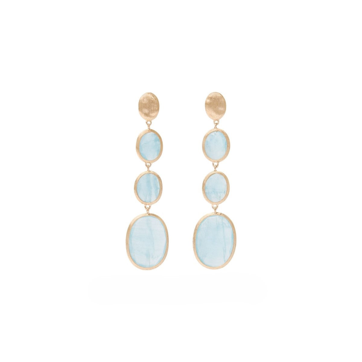 Marco Bicego Siviglia Aquamarine Drop Earrings