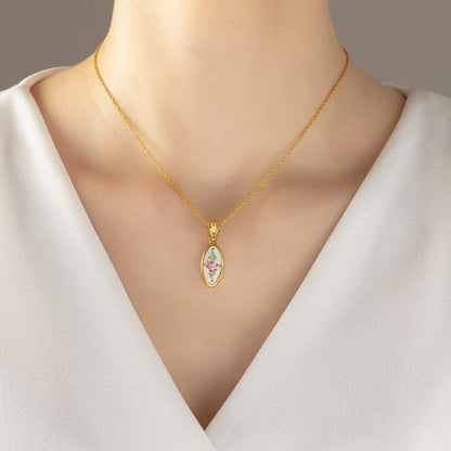 Gurhan Antiquities Gullioche and Diamond Pendant
