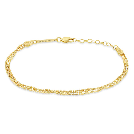 Zoë Chicco Gold Bead Bracelet