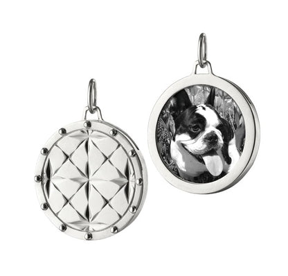 Monica Rich Kosann Silver Mosaic Locket