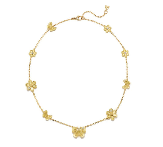 Temple St. Clair Butterfly and Diamond Necklace