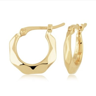 Yellow Gold Hoop Earrings
