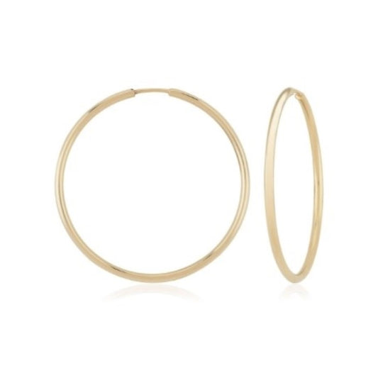 Yellow Gold Hoop Earrings