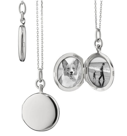 Monica Rich Kosann Quinn Silver Locket