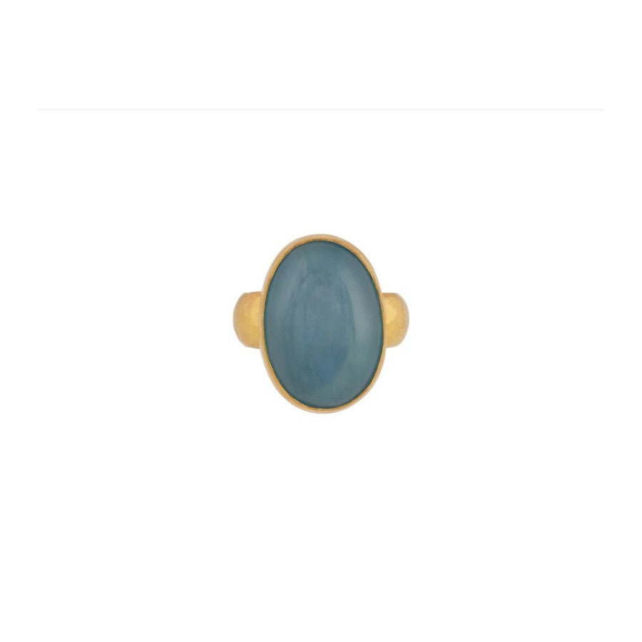Gurhan Rune Aquamarine Ring