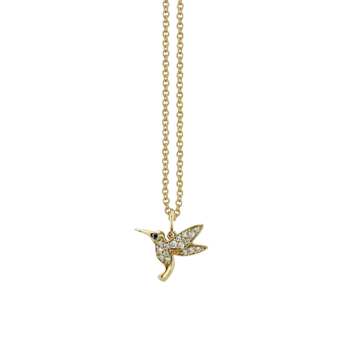 Sydney Evan Hummingbird Diamond Pendant