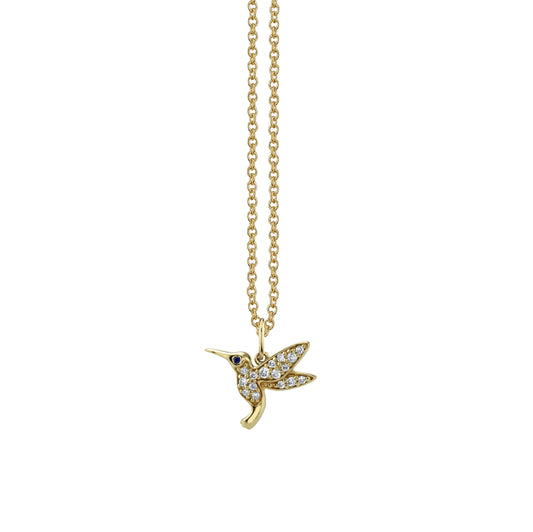 Sydney Evan Hummingbird Diamond Pendant