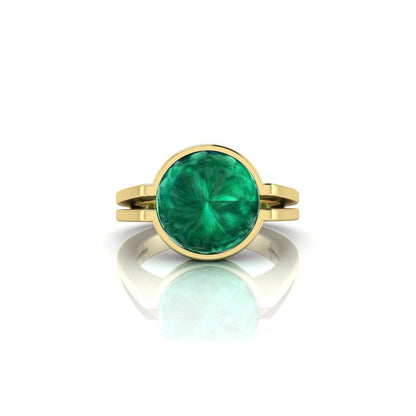 Yellow Gold Emerald Ring