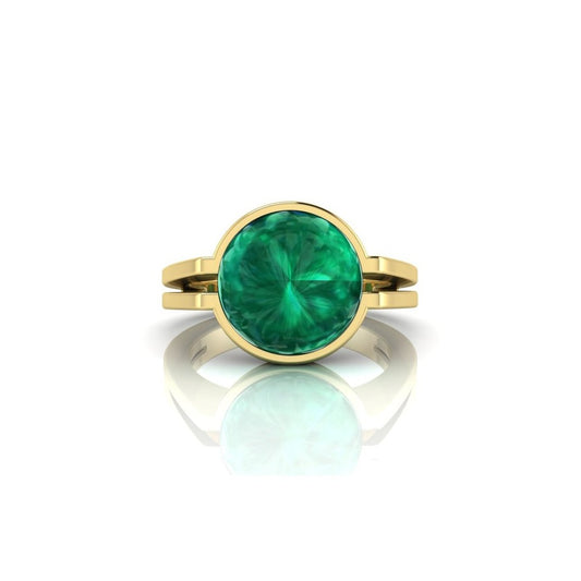 Yellow Gold Emerald Ring
