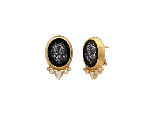 Gurhan Antiquites Clip Earrings