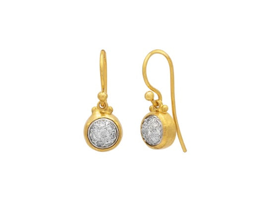 Gurhan Celestial Pavé Diamond Single Drop Earrings