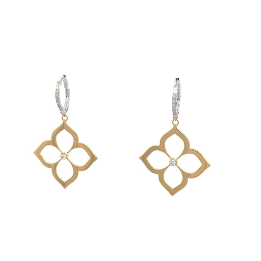 Gumuchian Lotus Diamond Drop Earrings