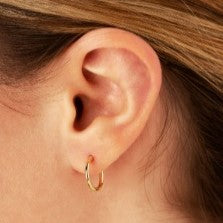 Yellow Gold Hoop Earrings