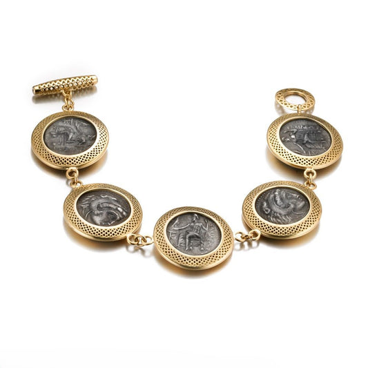 Ray Griffiths Crownwork® Alexander the Great Coin Bracelet