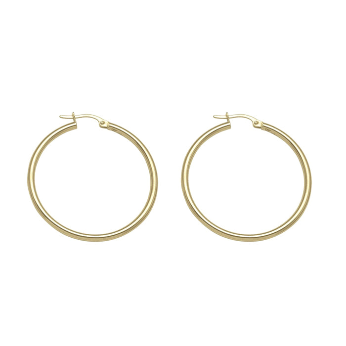 Yellow Gold Hoop Earrings