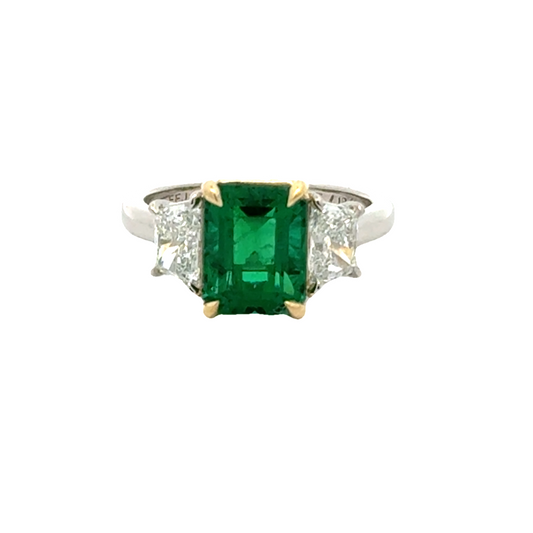 Emerald & Diamond Ring