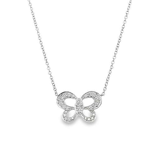 Suna Diamond Butterfly Pendant