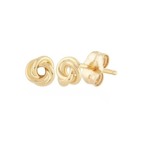 Yellow Gold Stud Earrings