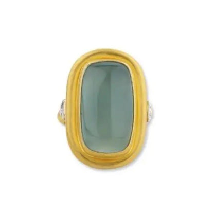 Lika Behar Aquaprase and Diamond Ring