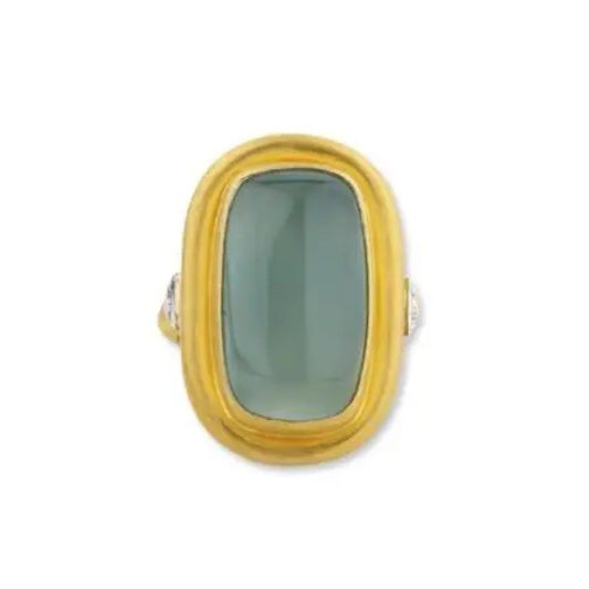 Lika Behar Aquaprase and Diamond Ring