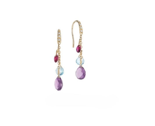 Marco Bicego Paradise Multi Stone Drop Earrings