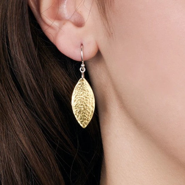 Gurhan Willow Flake Silver Earrings