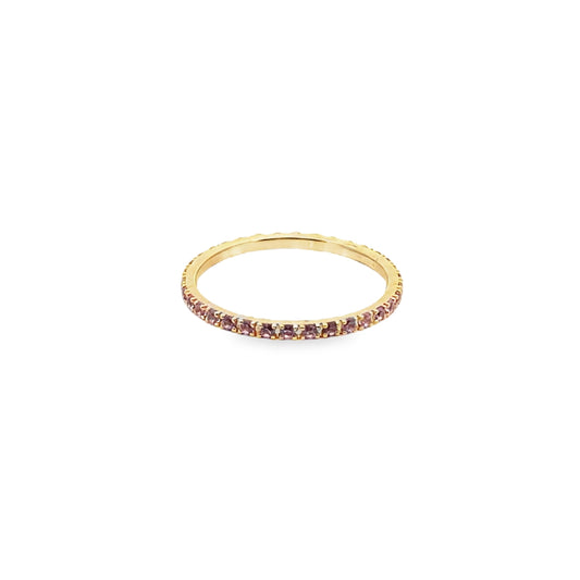 Pink Sapphire Eterntiy Band