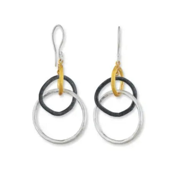 Lika Behar Kelly Drop Circle Earrings