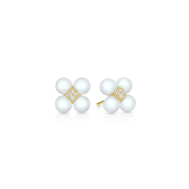 Paul Morelli Pearl Sequence Stud Earrings