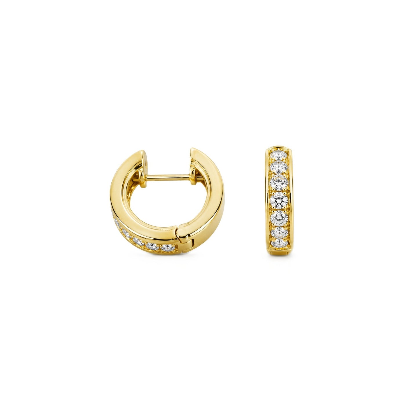 Suna Diamond Hoop Earrings